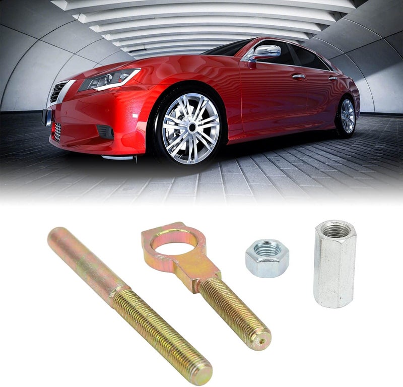 Kodrily Universal Master Cylinder Pushrod, Adjustable Manual Master Cylinder Push Rod, Sturdy Metal Brake Pedal Push Rod Kit, Clutch Master Cylinder Repair Replacement Auto Parts - Image 2